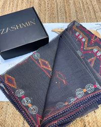 Zashmin Starry Drape Dark Purple