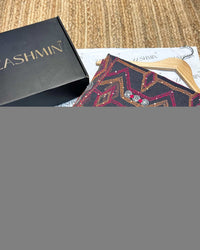 Zashmin Starry Drape Dark Purple