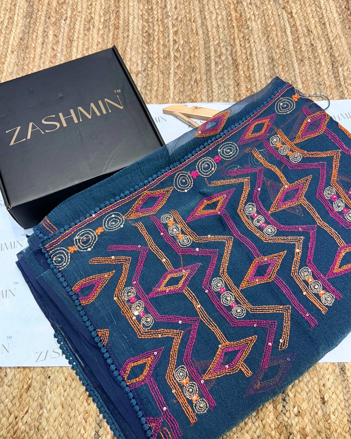 Zashmin Starry Drape Blue