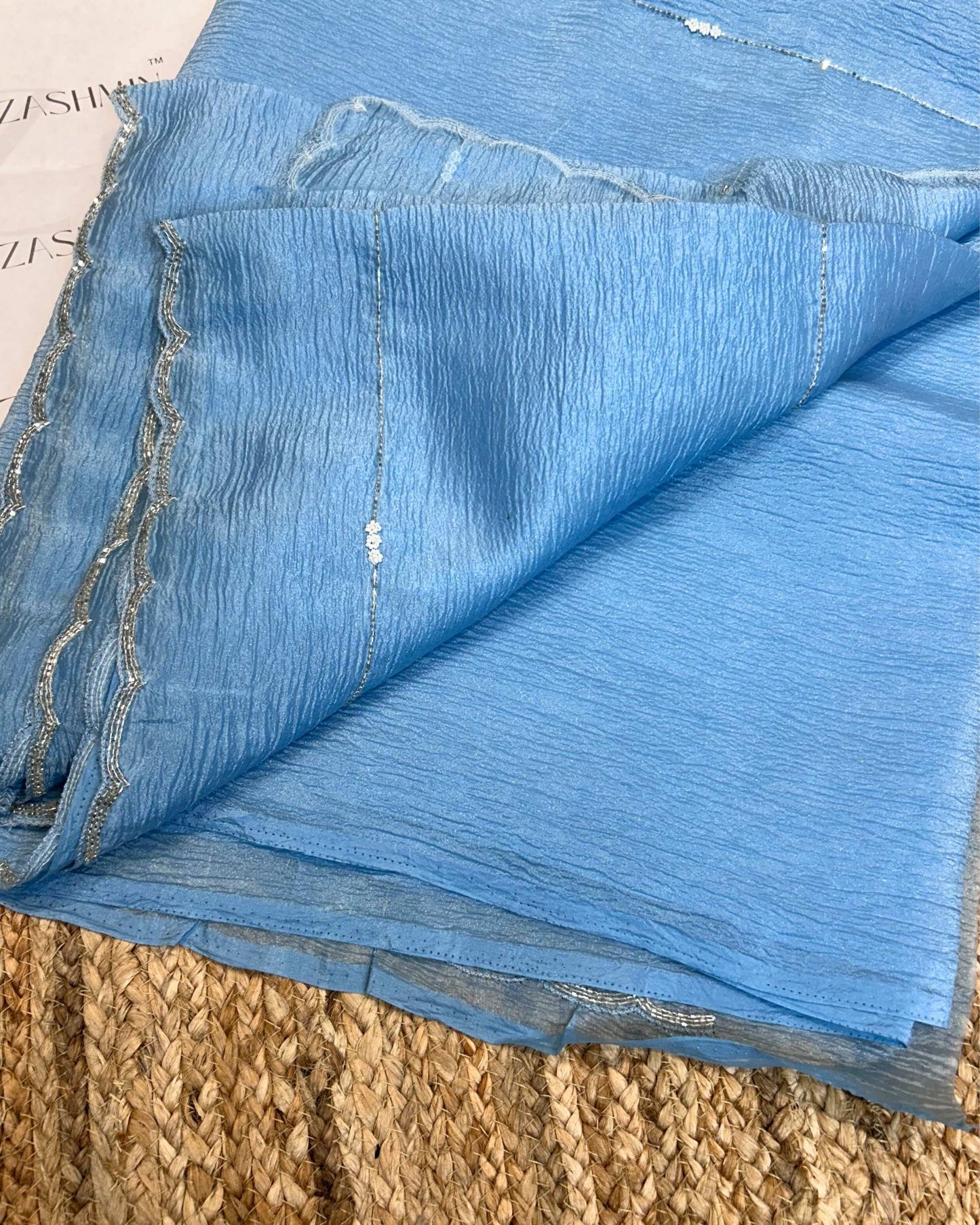 Zashmin Lotus Sky Blue