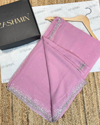 SAREE/FZG33 Zashmin Moonlight Pink - Zashmin