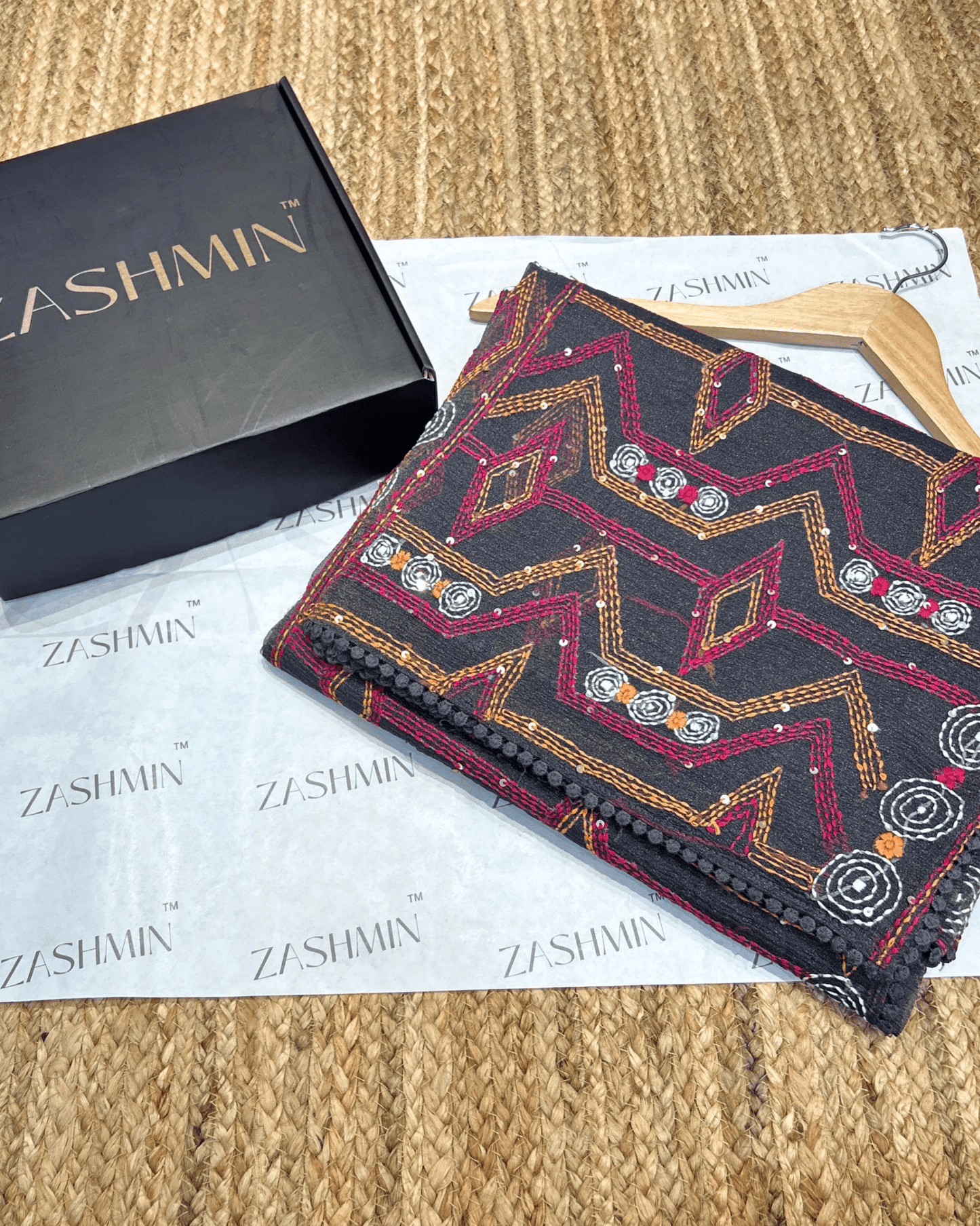 SAREE/SAA164 Zashmin Starry Drape Dark Purple - Zashmin